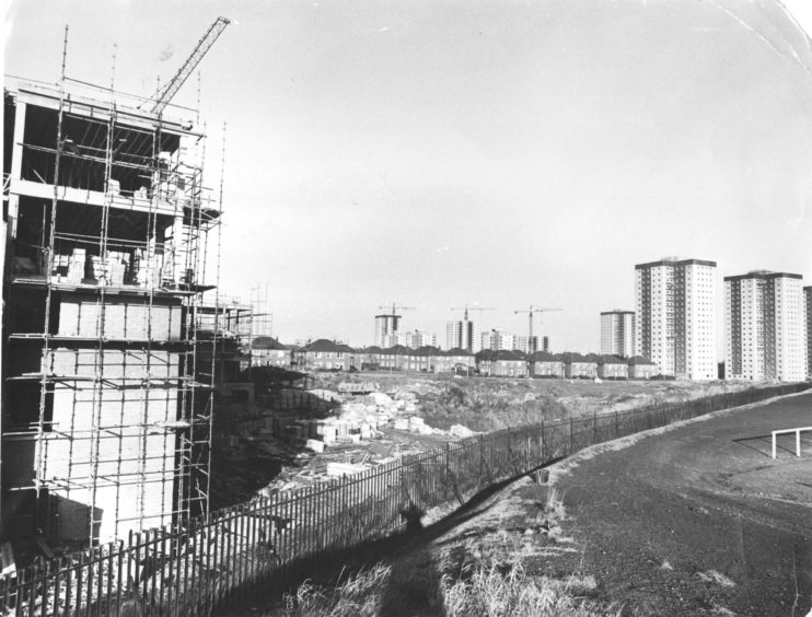 1974 - Seaton flats, Aberdeen.