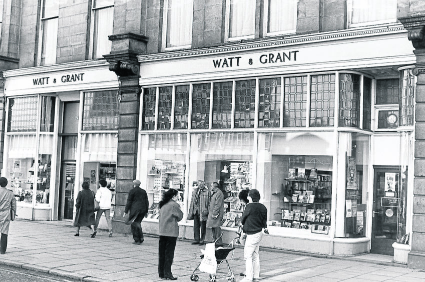 1986: Watt and Grant's well-known bookshop closes its doors for the final ever time on Union Street in 1986.