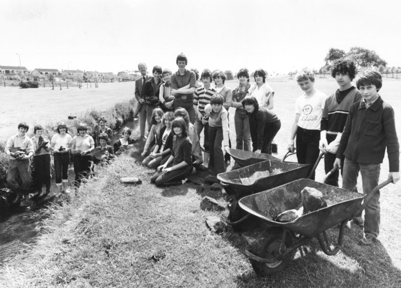 1981: Summerhill Academy 4th-year pupils are taking a break from lessons this week to carry out the first phase of a two-part community project.