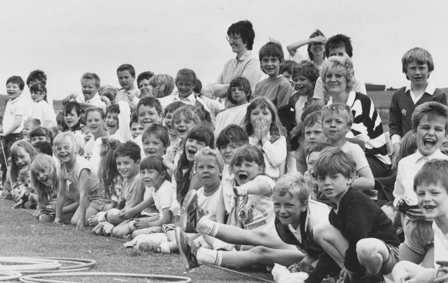 1988: Sports day for the pupils of Aberdeens Victoria Road Primary School provided the thrill of victory for some and lots of fun for all.