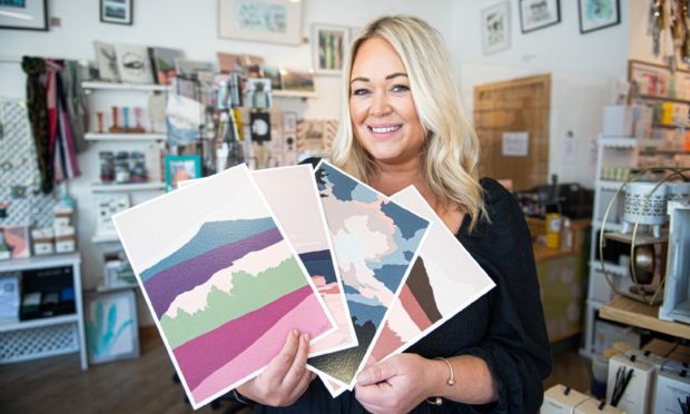 Artist Amy Singer is living the dream after opening her own quirky gift shop and art studio.