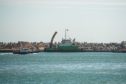 Work on the expansion of Aberdeen Harbour has been halted following an accident at a construction site