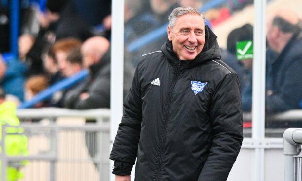 Former Peterhead manager Jim McInally. Image: Wullie Marr/DC Thomson