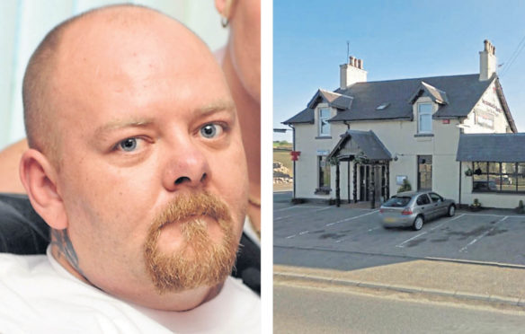David Sim stole a cash box, cash and blank cheques worth £1,500 from the Newmachar Hotel