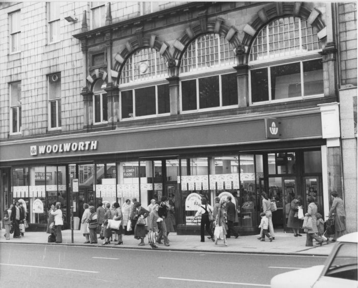 Woolworths on Union Street, 1973