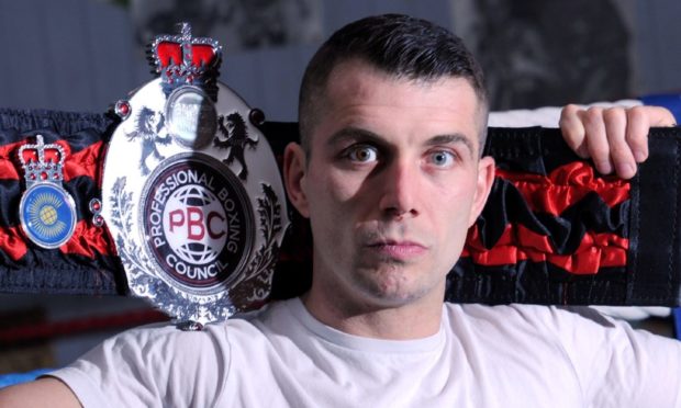 Pictured is boxer Lee McAllister ahead of his fight on Friday evening. He is fighting for the PBC (Professional Boxing Council) Commonwealth and International Super Welterweight Titles.
