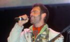 Marti Pellow of Wet Wet Wet entertains the large crowd at Castlegate at the Hogmanay 2006 party.