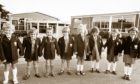 It was first day smiles from this line up of new pupils arriving at Aberdeen's Walker Dam Infant School in 1978 for the start of the new term.