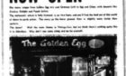 The Golden Egg restaurant brought London's West End to Aberdeen's Bridge Street in the 1960s.