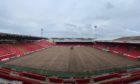 Pittodrie pitch is being resurfaced for the new season. Supplied by Aberdeen FC