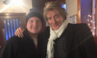 Superstar Celtic fan Rod Stewart with Shaun McGregor in Aberdeen’s Woodend Bar before the big game.