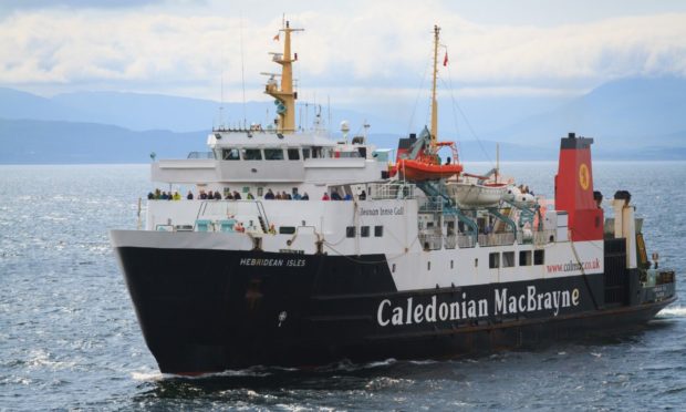 MV Hebridean Isles has been providing relief along the west coast since the Skye Triangle route was suspended. Image: Shutterstock.