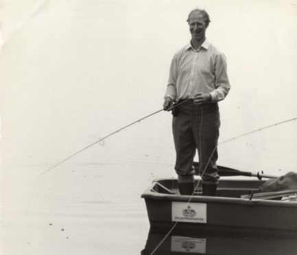 Frank fished with Leeds United and England defender Jack Charlton in 1984