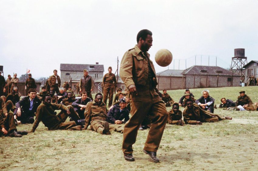 The Brazilian superstar Pele was 40 when he took part in Escape to Victory.