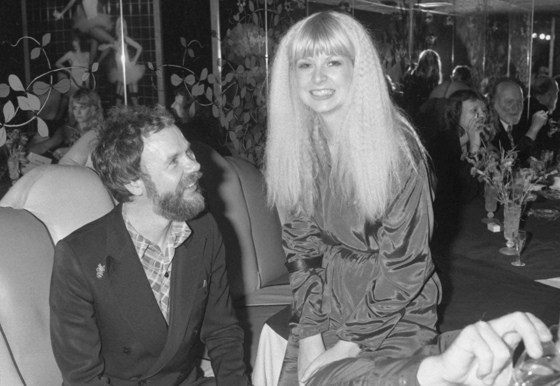North-east designer Bill Gibb at the premiere of Xanadu in the 1970s.