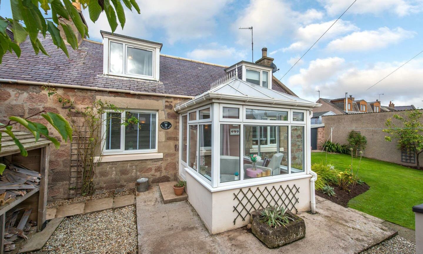 Rare coastal cottage with modern style for sale in Cowie, Stonehaven