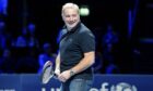 Former Scotland international Ally McCoist on court at the Hydro in Glasgow in 2016.