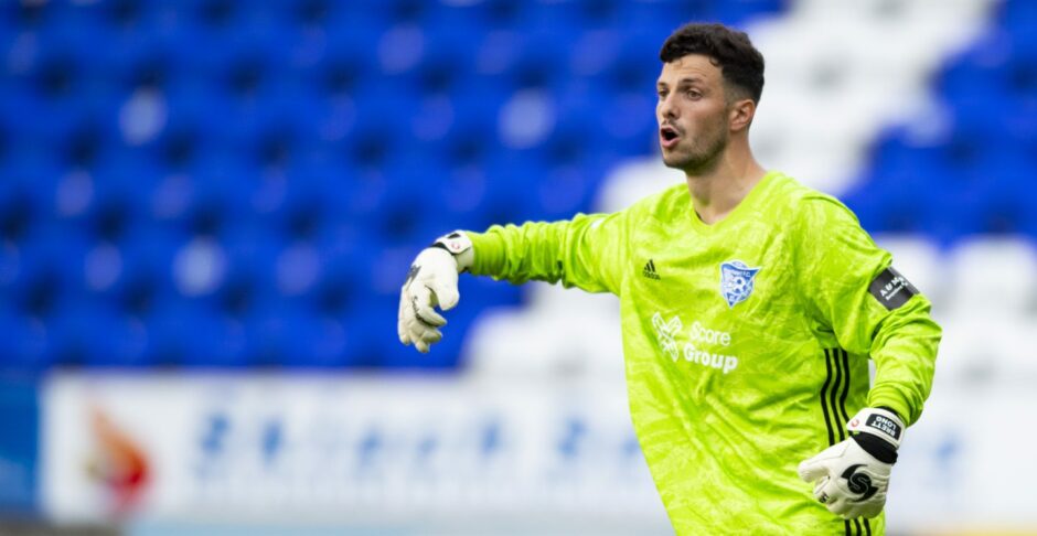 Peterhead goalkeeper Brett Long