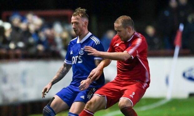 Garry Wood, right, is hoping Brechin City can reach the fourth round of the Scottish Cup