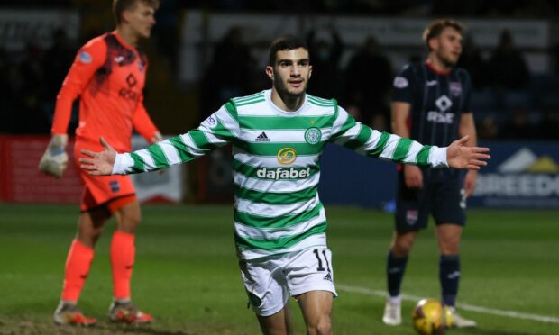 Liel Abada nets for Celtic.