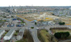 Aerial shots of the Haudagain roundabout taken in March 2020. Since then, work has steadily progressed, although it has faced a number of delays.