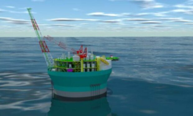 An artist's impression of the Cambo FPSO.