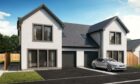 Stylish homes: The new housing development in St Combs is ideal for families.