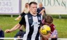 Elgin City defender Angus Mailer got the only goal of the game against Stirling Albion on Tuesday.