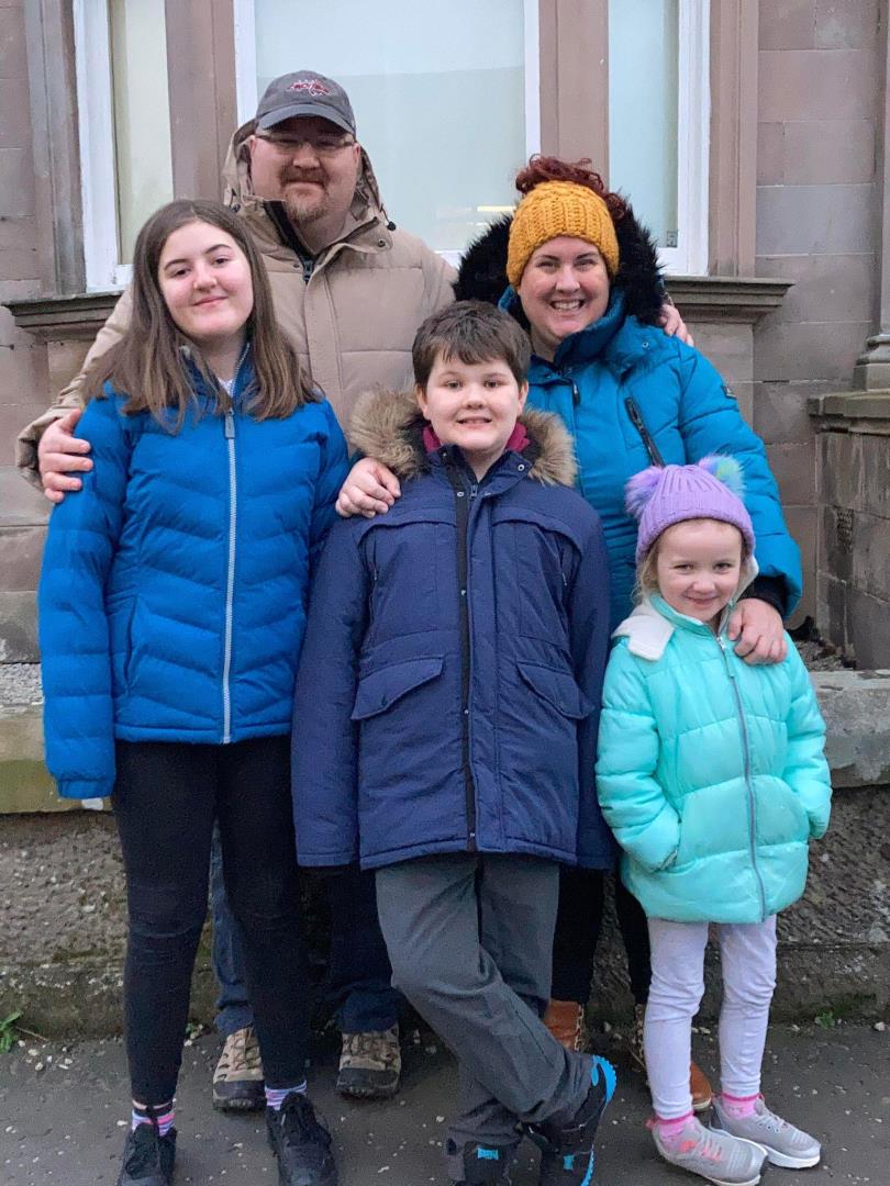The Bishop family discussed their ability to strike a work-life balance in Scotland v America