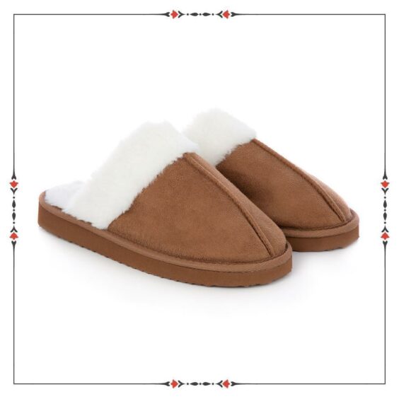 6. Treat yourself to a new pair of slippers: Closed Toe Suedette Slippers, £12 (Bonmarche)