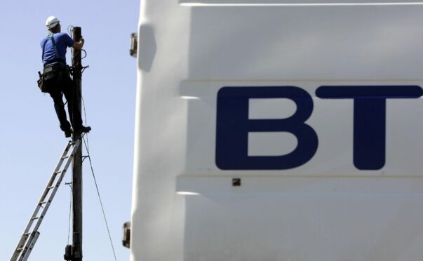 BT phones lines are down in several parts of the north and north-east.