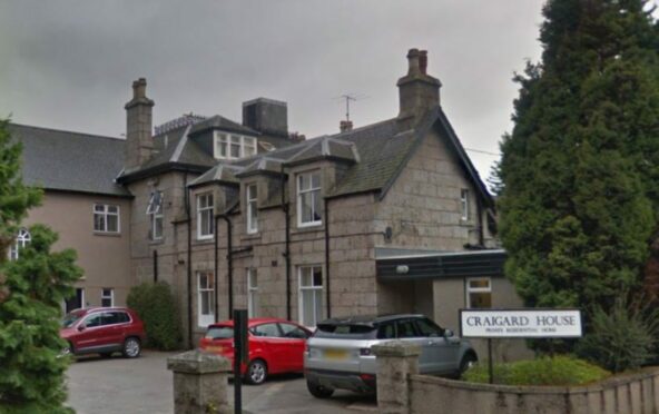 Craigard House in Ballater, which has been closed by its owner.