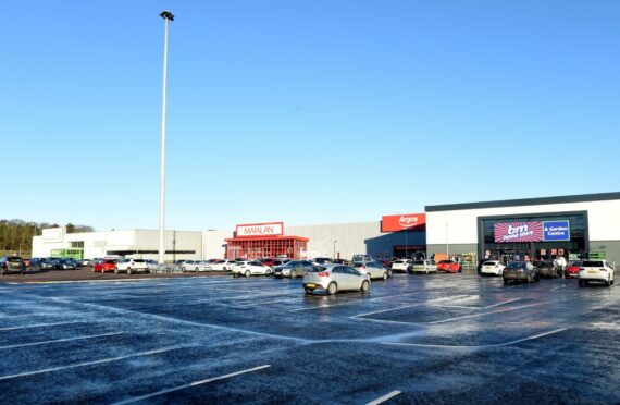Jonathan Line lost control of his car in Portlethen Retail Park