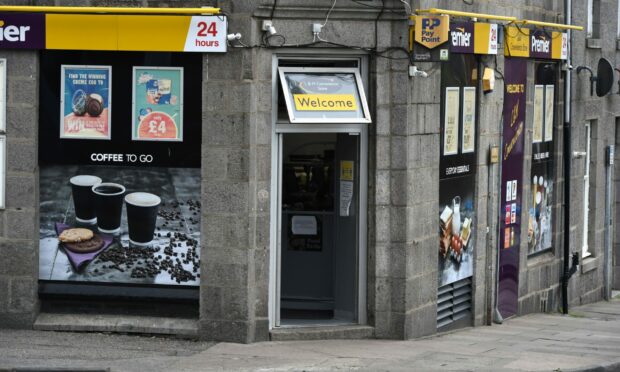 L&M premier store on Hutcheon Street. Image:  Kenny Elrick / DC Thomson