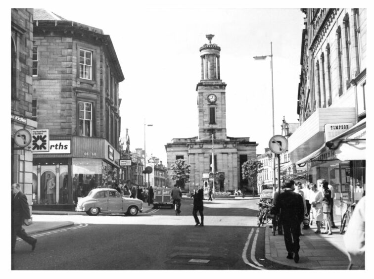 Elgin Town Centre in 1969.