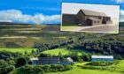 The proposed whisky distillery and heritage centre in Cabrach.