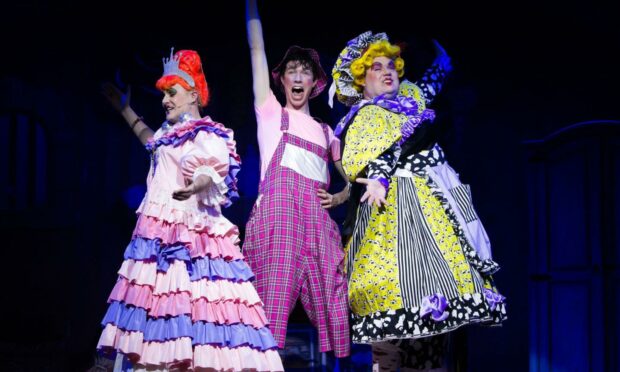 You beauty... Inverurie Panto is back with a bang with Gavin Davidson, Alex Brown and Gavin McKay.