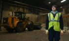 Gordon Morrison at Moray Council's Moycroft rubbish depot in Elgin. Photo: Jason Hedges/DCT Media