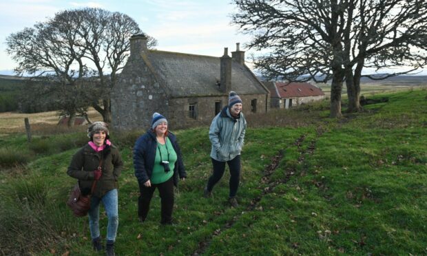 Gayle heads to the Cabrach to meet artists Lynne Strachan and Mary Bourne to learn about Cabrach Reconnections. Picture: Jason Hedges.