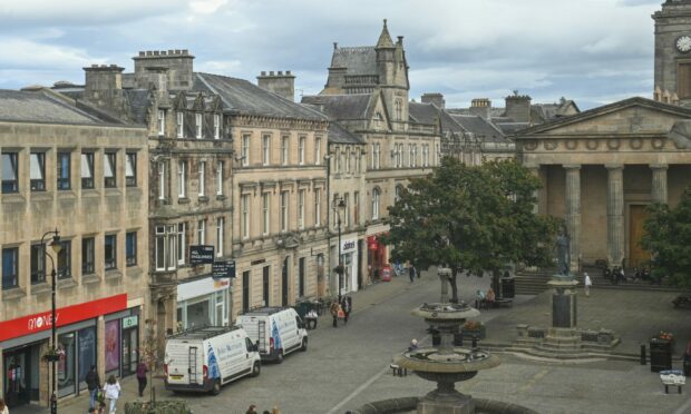 Car parking charges in Elgin have been frozen so traffic problems in the town centre can be tackled. Image: Jason Hedges/DC Thomson