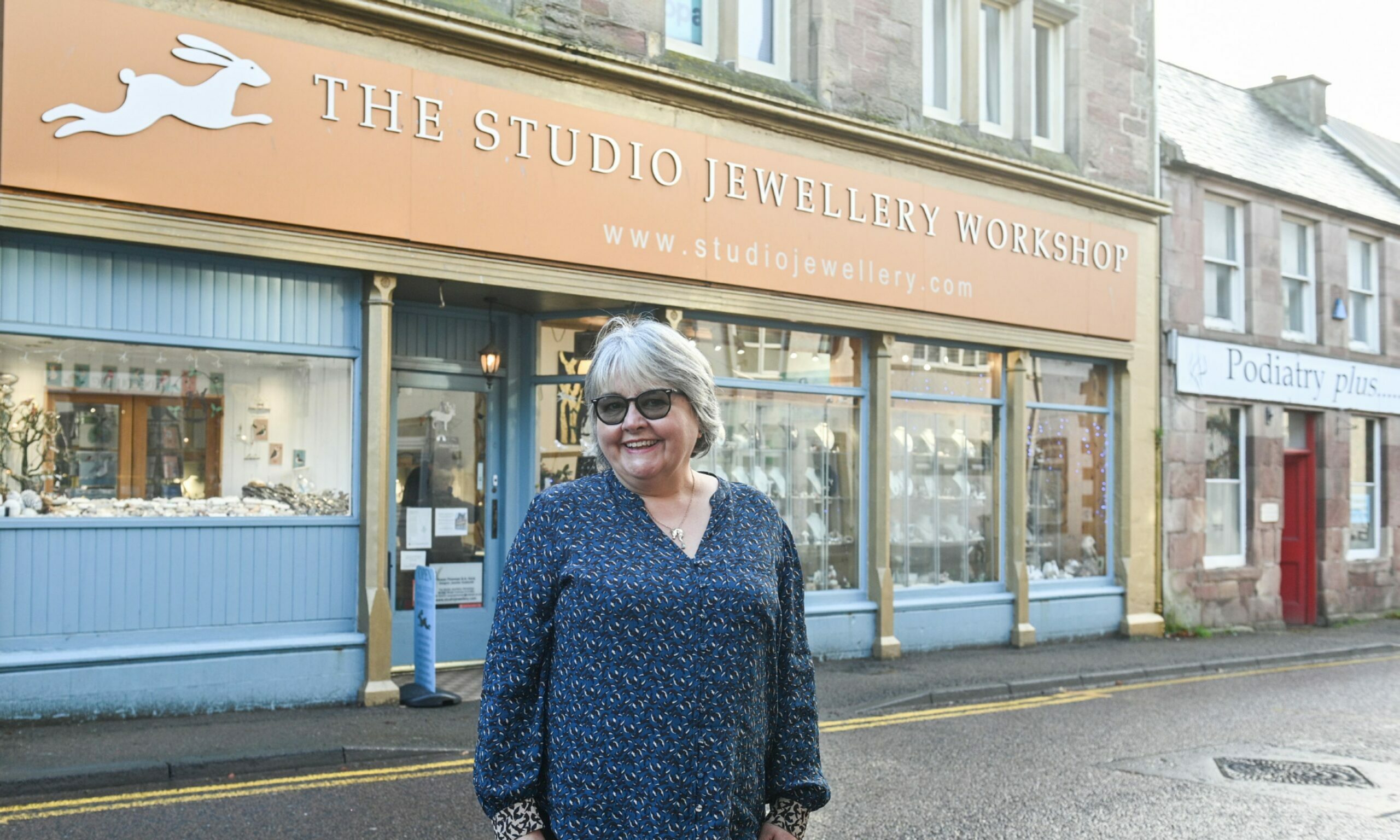 End of an era: Susan Plowman has put her beloved home and gallery shop on the market in Fortrose.