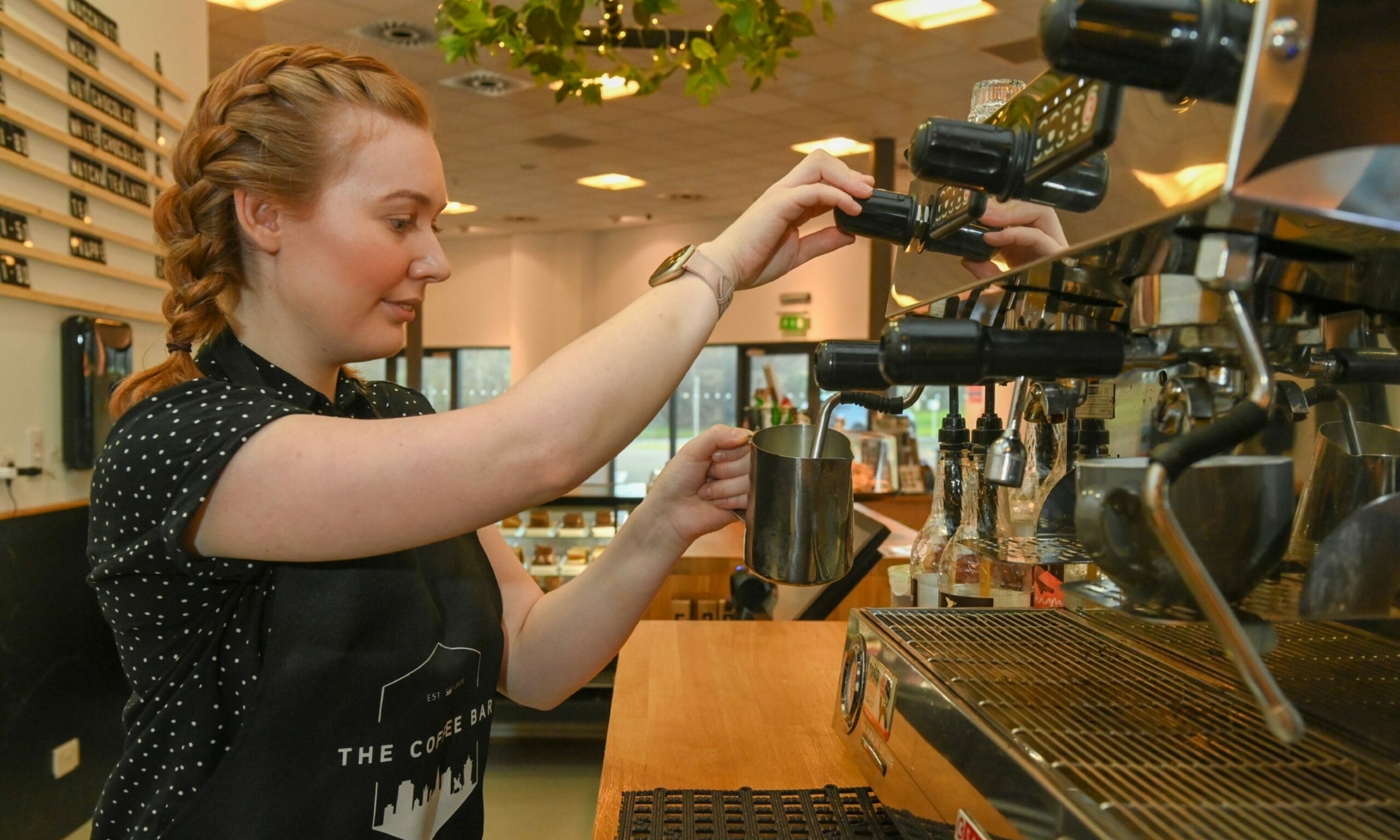 The Coffee Bar, at King's Church, Bridge of Don, Aberdeen.
Pictured is cafe manager, Bethany Watt.