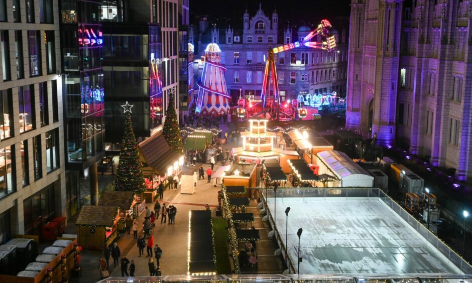 Aberdeen Christmas Village. Picture by Picture by Kenny Elrick/DCT Media.