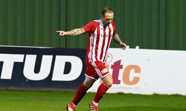 Jonny Smith has returned to action for Formartine United