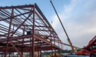 The next milestone for Morrison Construction will be completing the steel frame of the new Countesswells School. Picture by Kath Flannery/DCT Media.