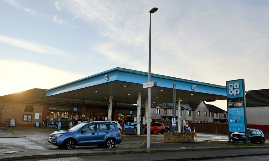 The Stonehaven Co-op petrol station on Kirkton Road is being taken over by Tesco.