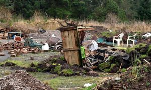 Fly-tipping.