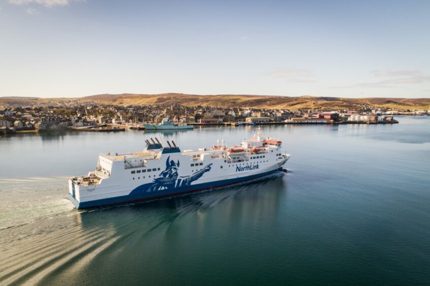 Northlink Ferries ship at sea.