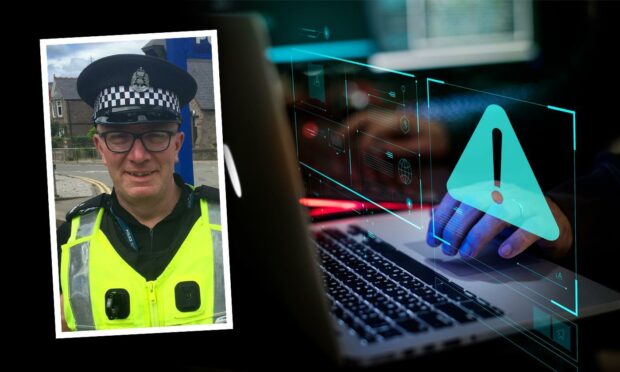 PC Mike Urquhart is warning against being caught out by scammers.