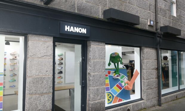Hanon storefront in Aberdeen